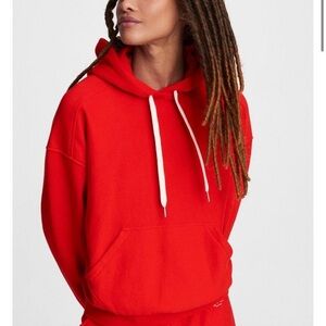 Gorgeous Rag & Bone Battle Red City Terry Hoodie